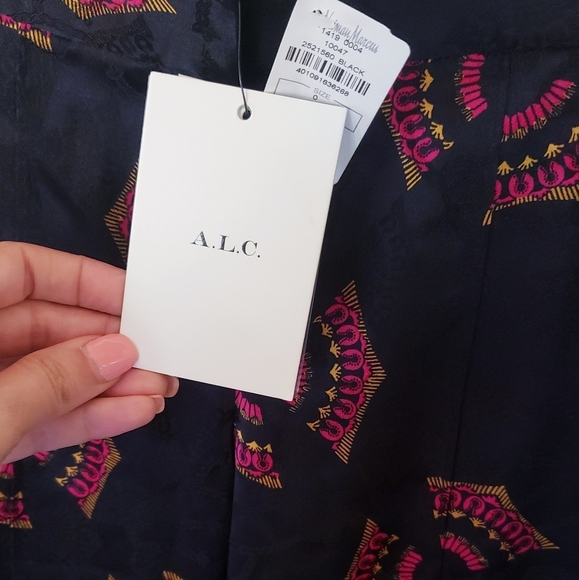 A.L.C. Felix Silk Crop Flare Pant - Picture 2 of 6